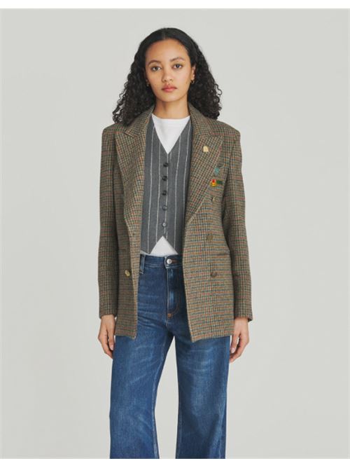 giacca doppiopetto ROY ROGER'S | DOPPIOPETTO PIE DE POULEC0534